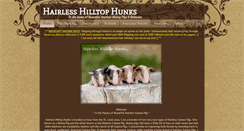 Desktop Screenshot of hairlesshilltophunks.com