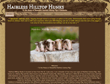 Tablet Screenshot of hairlesshilltophunks.com